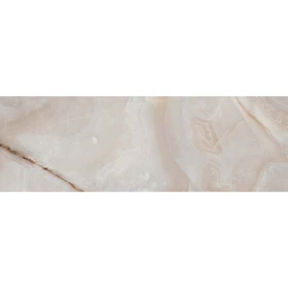 Κεραμικό πλακάκι Agata Perla 30x90 τύπου μαρμάρου με glossy φινίρισμα σε περλέ απόχρωση